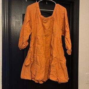 Universal Thread Vibrant Orange Mini Dress